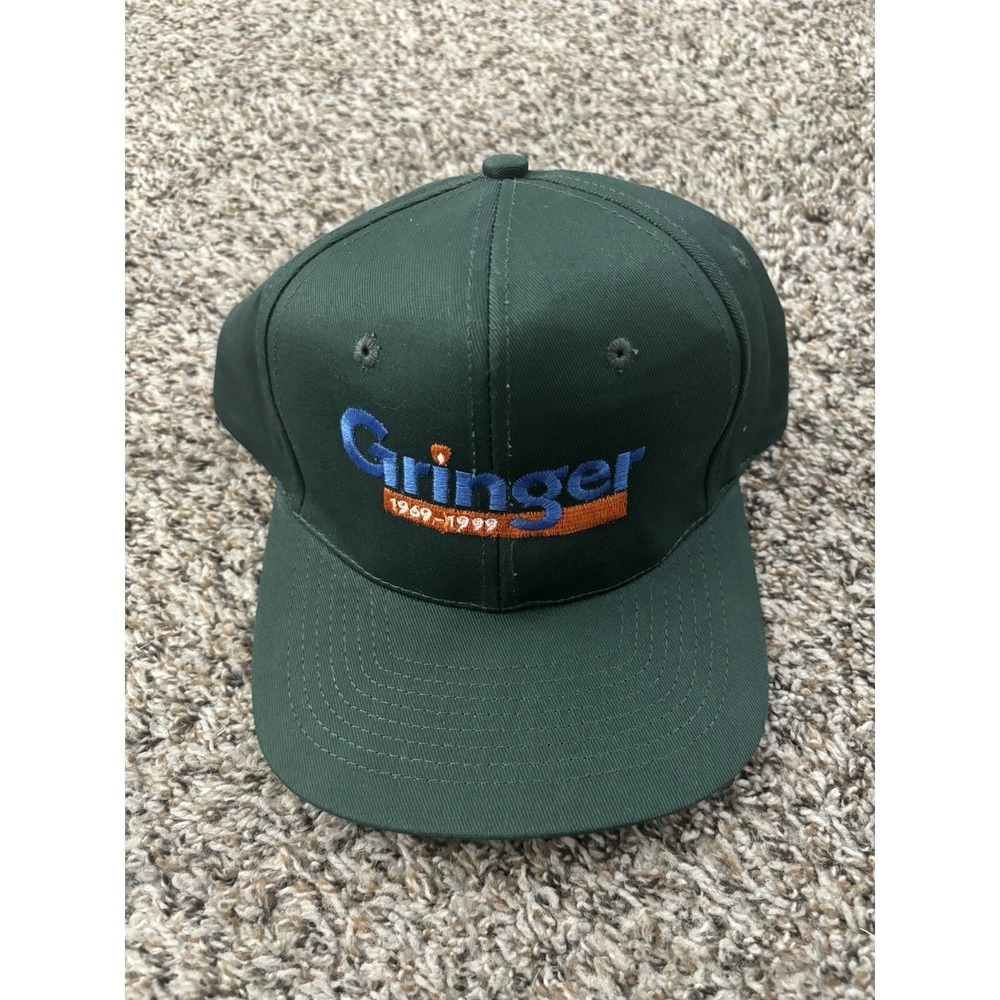 Vintage‎ Gringer 1969-1999 SnapBack Hat KC Caps Green